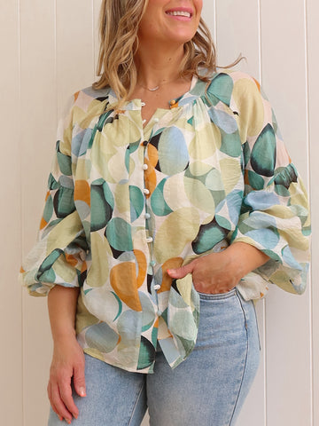 Noosa Blouse - Green