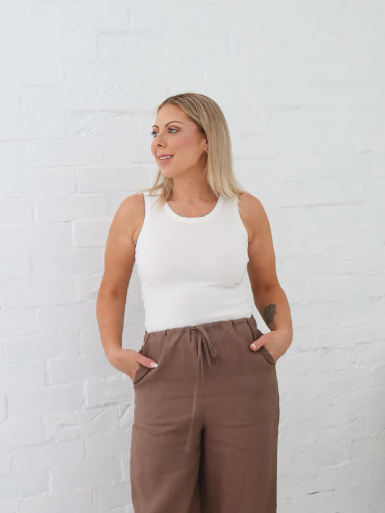 Mila Tank- White