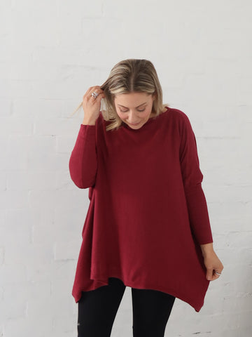 Scout Knit - Burgundy
