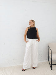 Reed Pants - White