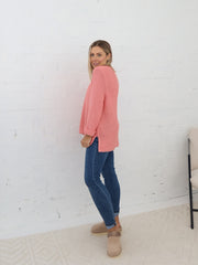 Sailah Knit - Coral