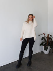 Yolanda Knit - Cream Fleck