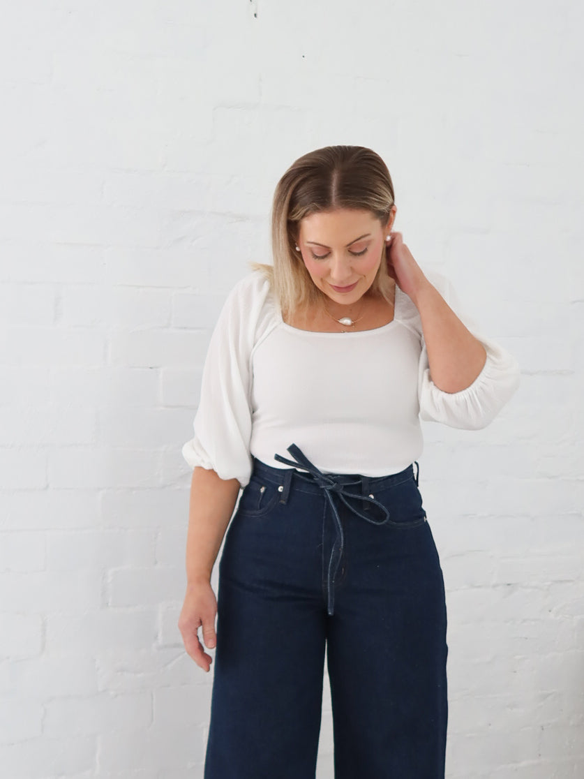 Hathaway Bodysuit - White