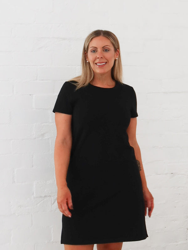 Ultimate School Run Dress- Black