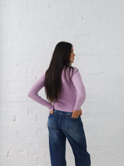 Selma Knit Top - Lilac