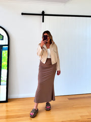 Laura Skirt- Mocha
