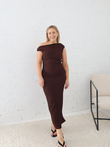 Hettie Dress- Chocolate