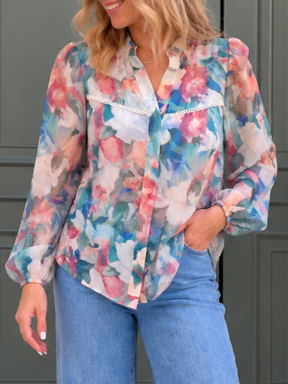 Meadow Shirt- Blue/Green