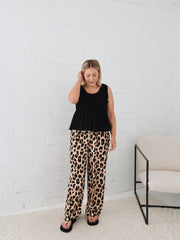 Hadley Pants - Light Leopard