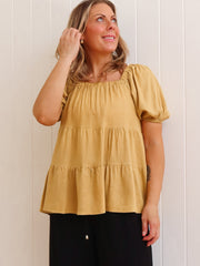 Robe Top - Mustard