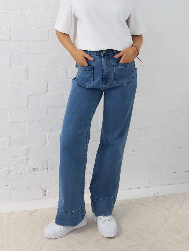 Bentley Jeans - Mid Blue