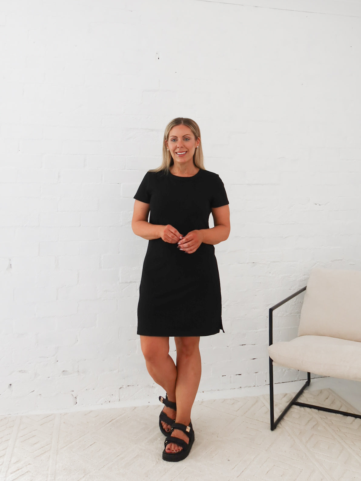 Ultimate School Run Dress- Black
