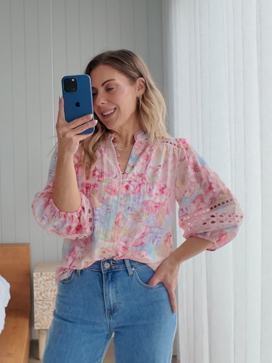 Eden Shirt- Pastel Pink