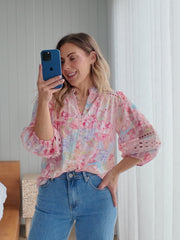 Eden Shirt- Pastel Pink