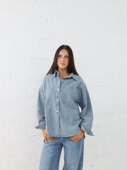 Danbury Shacket - Blue