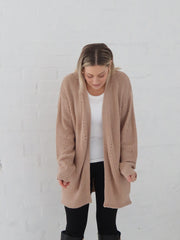 Huxley Cardigan - Taupe