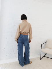 Shasta Bomber Jacket- Bone
