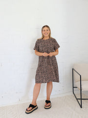 Kate Dress- Mocha/Black