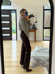 Crew Jeans- Chocolate