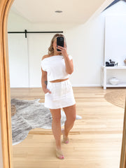 Josie Skort - White