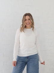 Robbie Knit Top - Off White