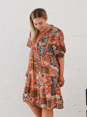 Astrid Dress- Orange