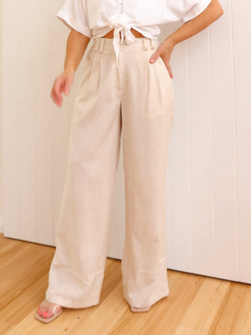 Carter Pants - Natural