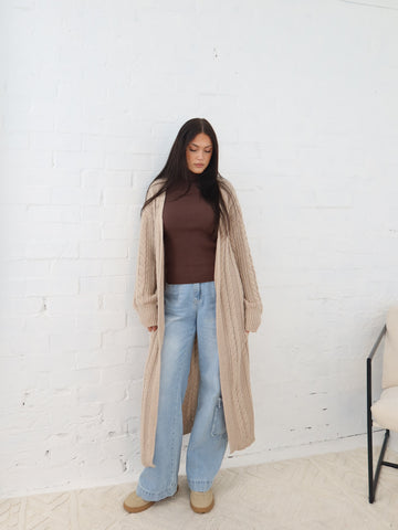 Ziggy Cardigan - Mocha