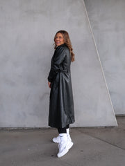 Tyra Trench Coat - Black