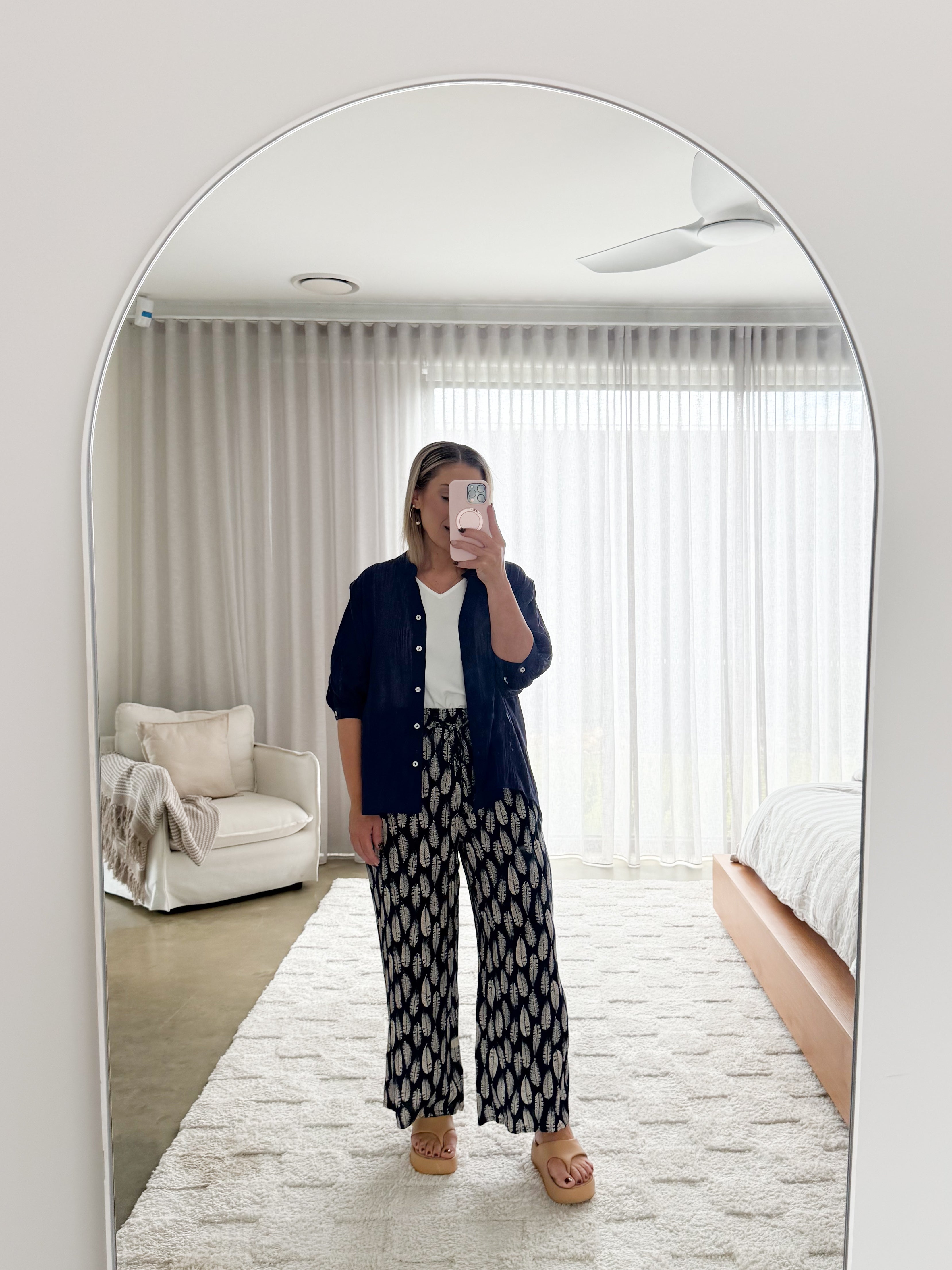 Leo Pants- Multi Navy