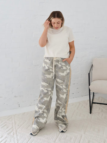 Royce Pant- Gold Stripe