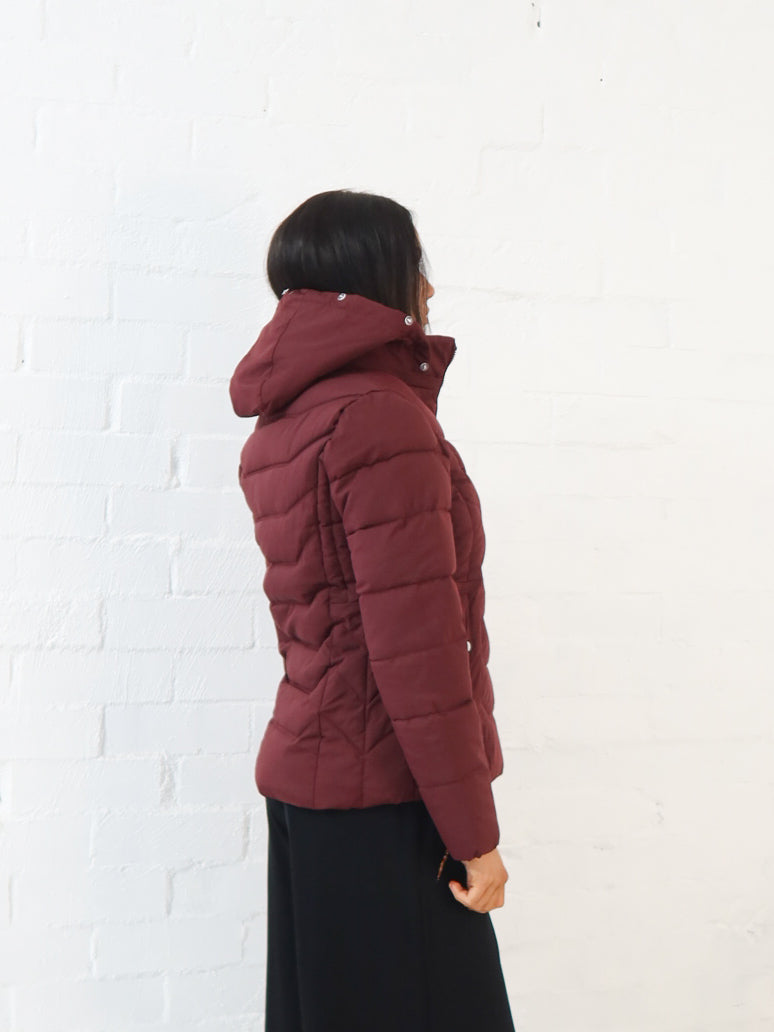 Marty Jacket- Burgundy