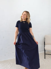 Isla Dress- Navy