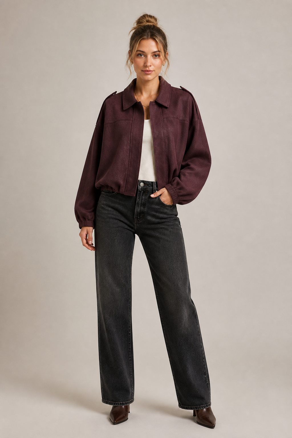 Hugo Jacket- Burgundy