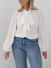 Morgan Blouse - White