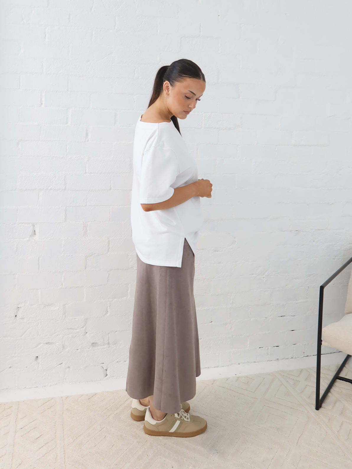 Bianca Skirt - Taupe