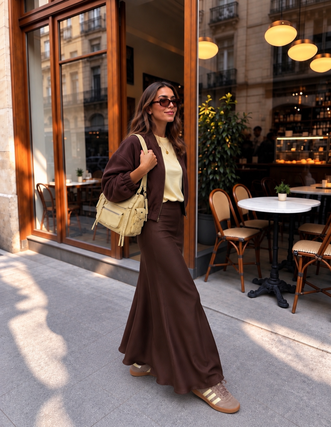 Kristen Skirt- Chocolate