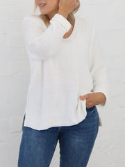 Sailah Knit - White