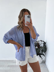 Mimi Blouse - Indigo