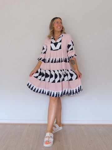 Cyprus Dress - Blush