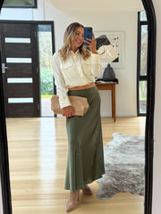 Kristen Skirt- Olive