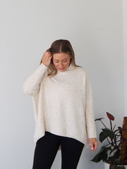 Yolanda Knit - Cream Fleck