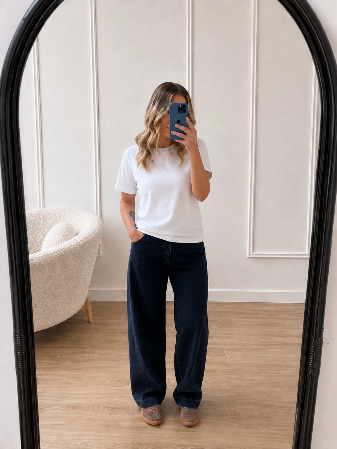 Hallie Tee- White