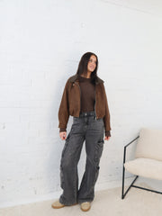 Flint Jacket- Chocolate