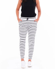 Heidi Pants - White and Black