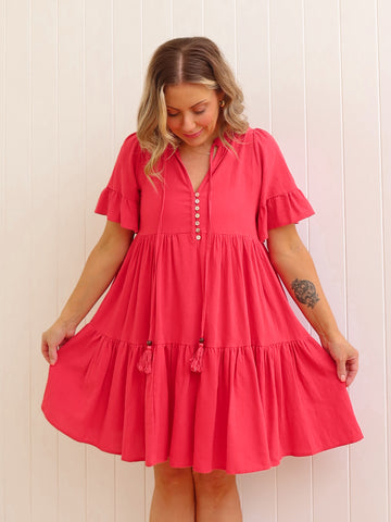 Aston Dress - Red