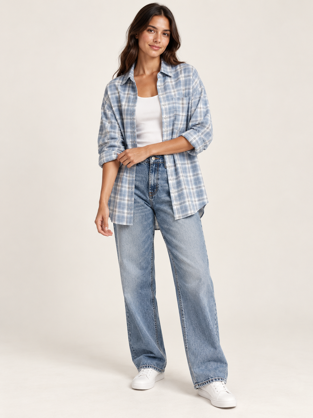 Plait Shirt- Blue