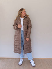 Carson Coat - Taupe