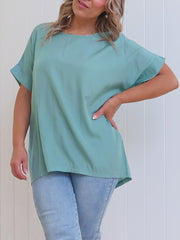 Tamsin Blouse - Moss Green