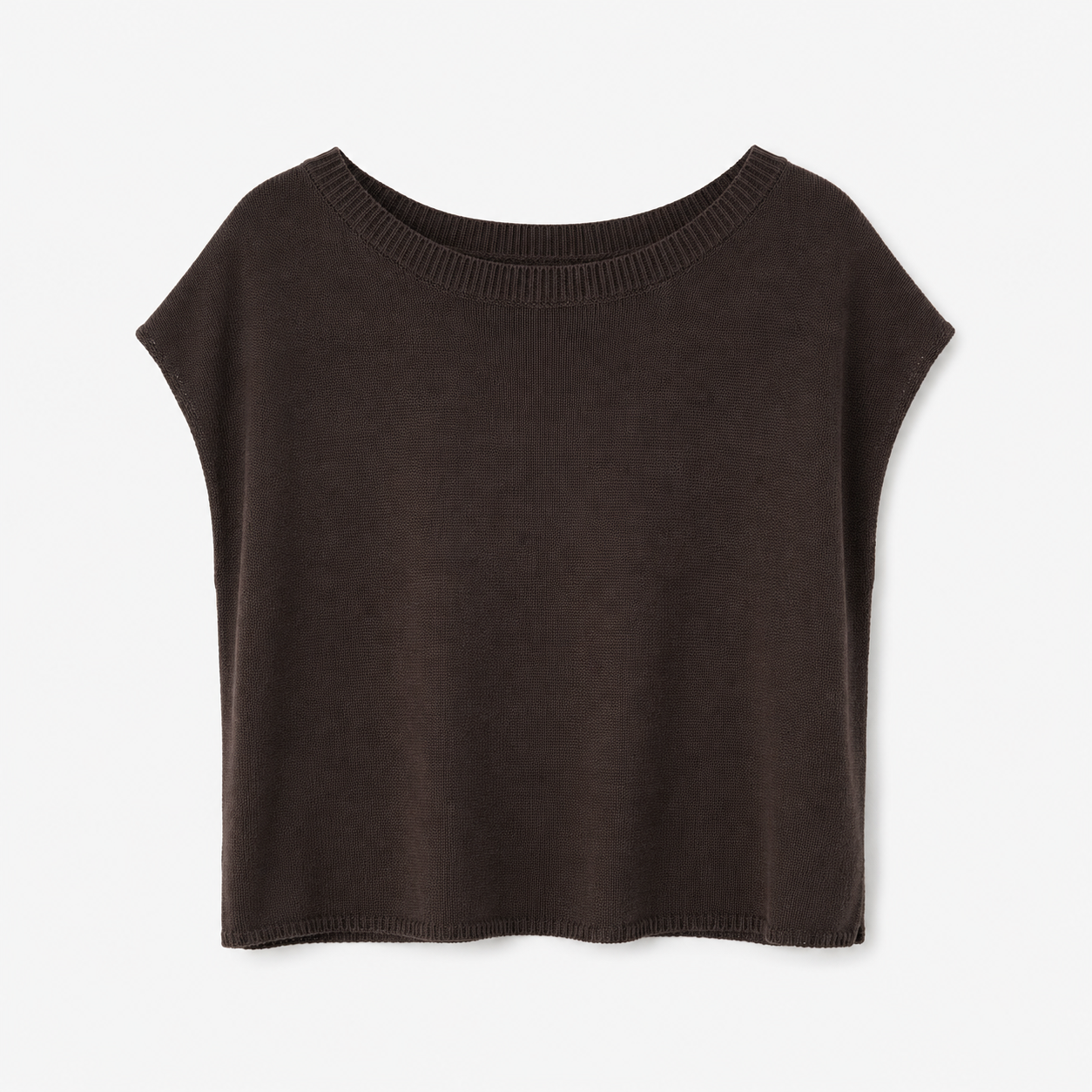 Mariah Knit Top - Chocolate